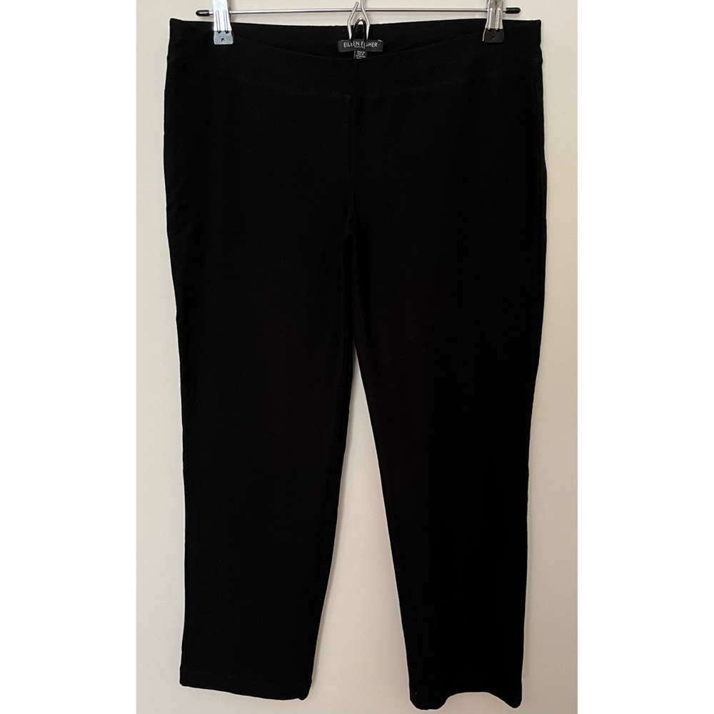 Eileen Fisher • PM • Petite Stretch Knit Ankle Pull On Pant Stretch Waistband
